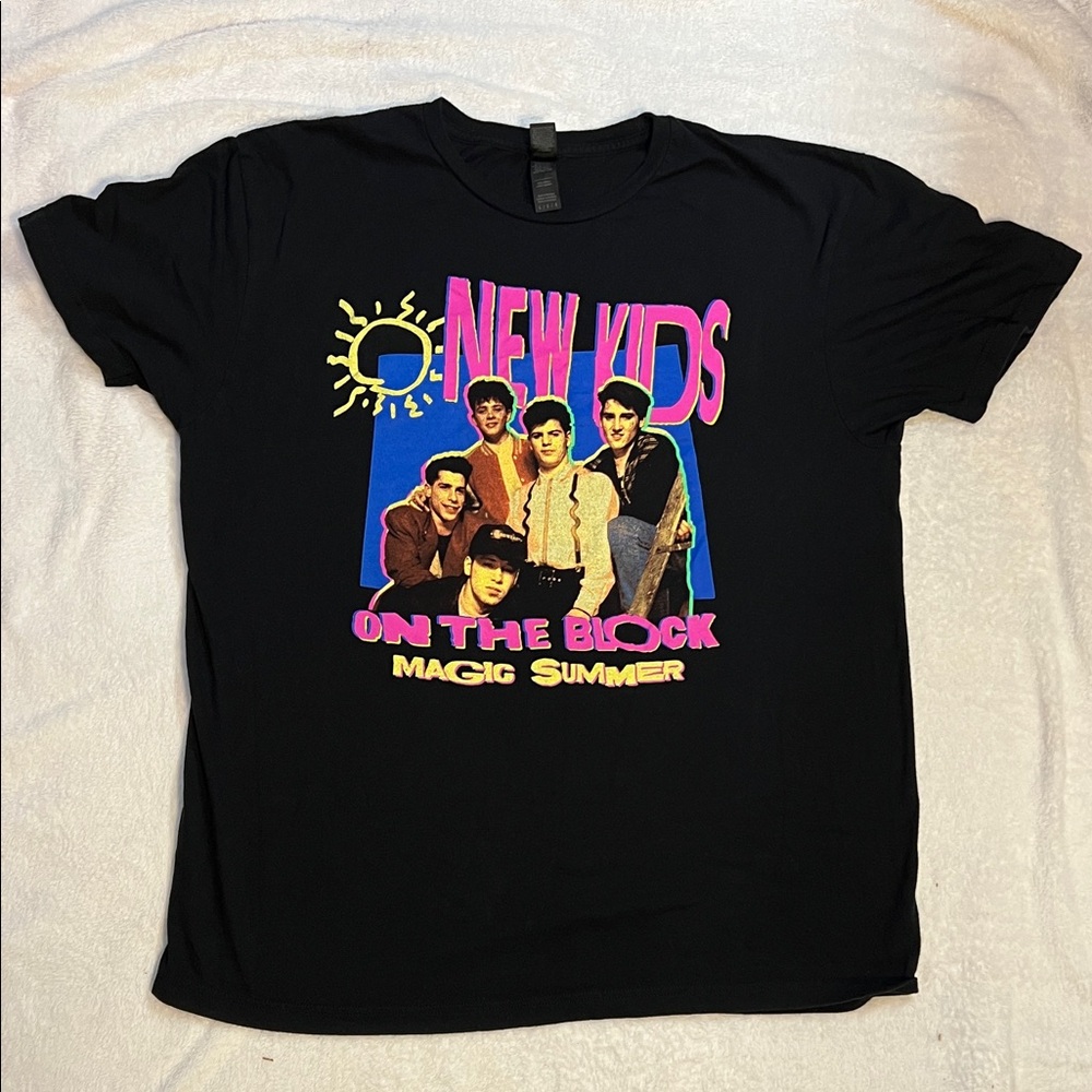 New Kids on the Block Magic Summer 2024 Vintage Photo T-Shirt Size L